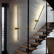Aplica Led Alpine 12W 60Cm Black Wall Light Fixtures
