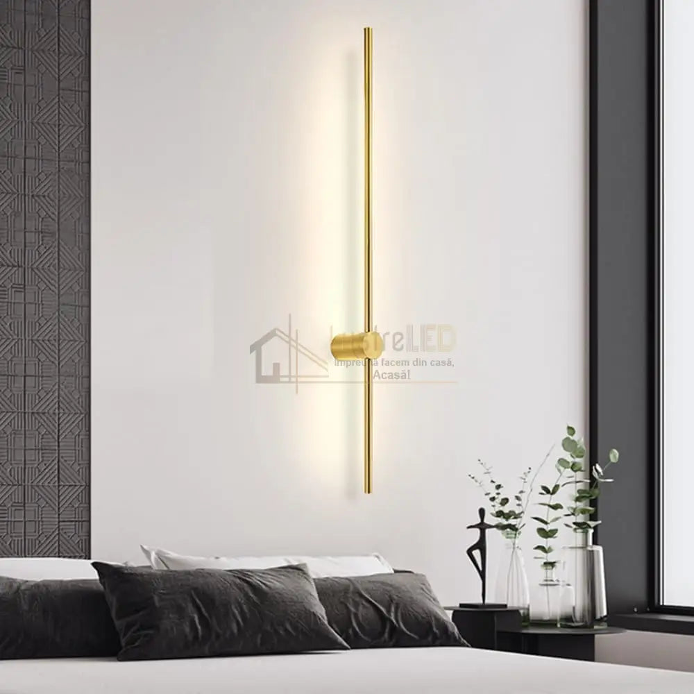 Aplica Led Alpine 22W 60Cm Gold Wall Light Fixtures