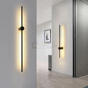 Aplica Led Alpine 26W 80Cm Black Wall Light Fixtures
