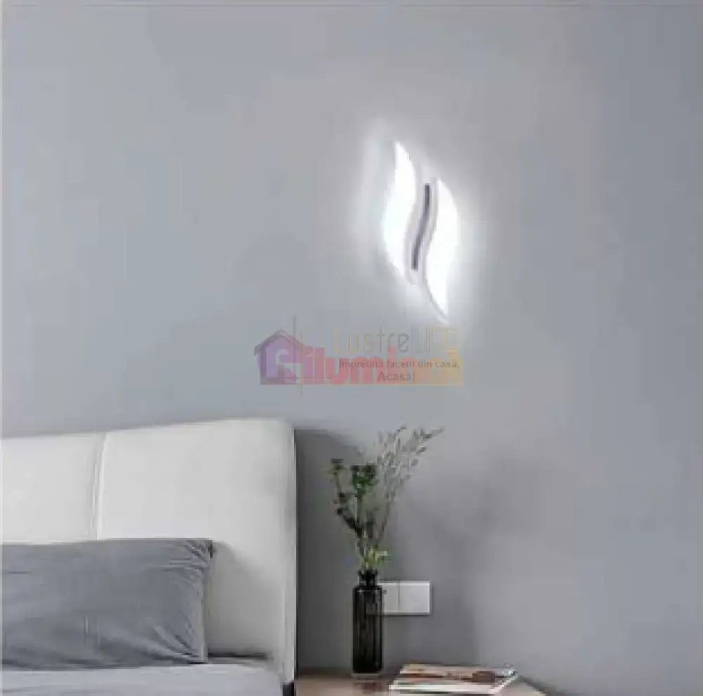 Aplica LED ASCO 8W Alba Echivalent 40W lustreled.ro