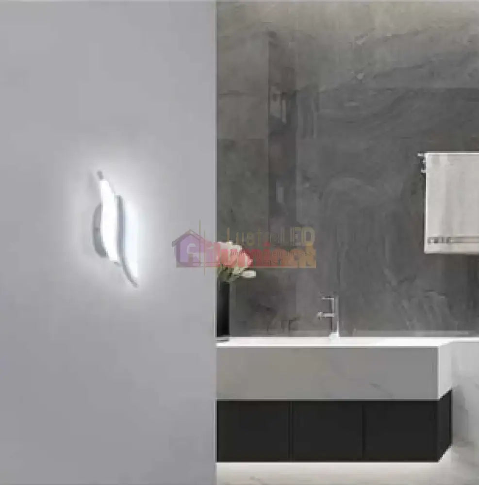 Aplica LED ASCO 8W Alba Echivalent 40W lustreled.ro
