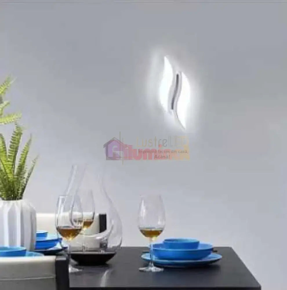 Aplica LED ASCO 8W Alba Echivalent 40W lustreled.ro