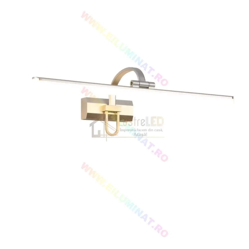 Aplica Led Baie 36W 58Cm Argintie Reglabila C1308Ch Wall Light Fixtures