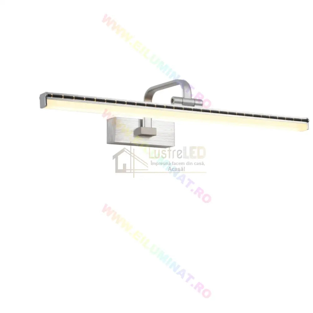Aplica Led Baie 36W 58Cm Argintie Reglabila C1309Ch Wall Light Fixtures