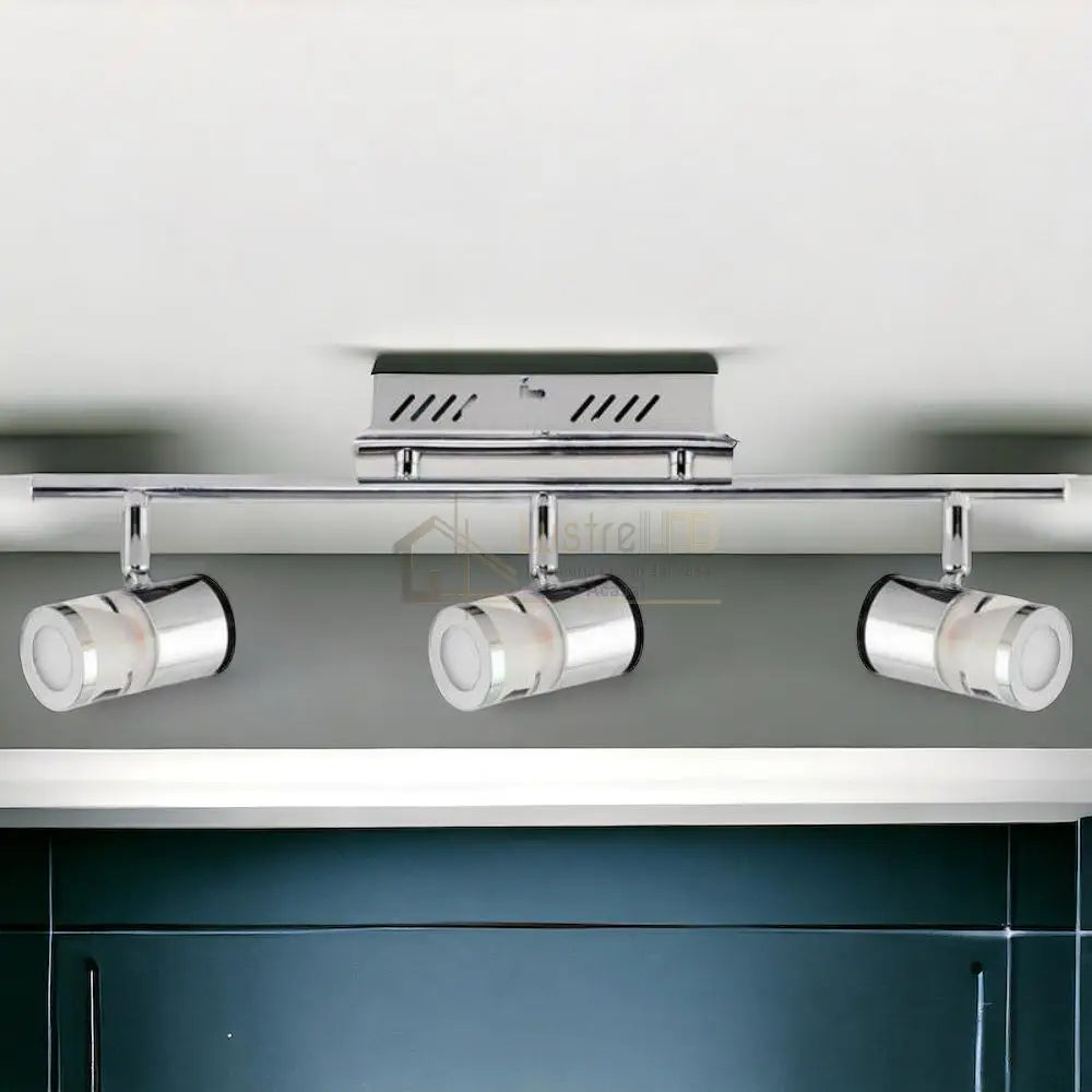 Aplica Led Baie 3X5W Assos Chrome Wall Light Fixtures