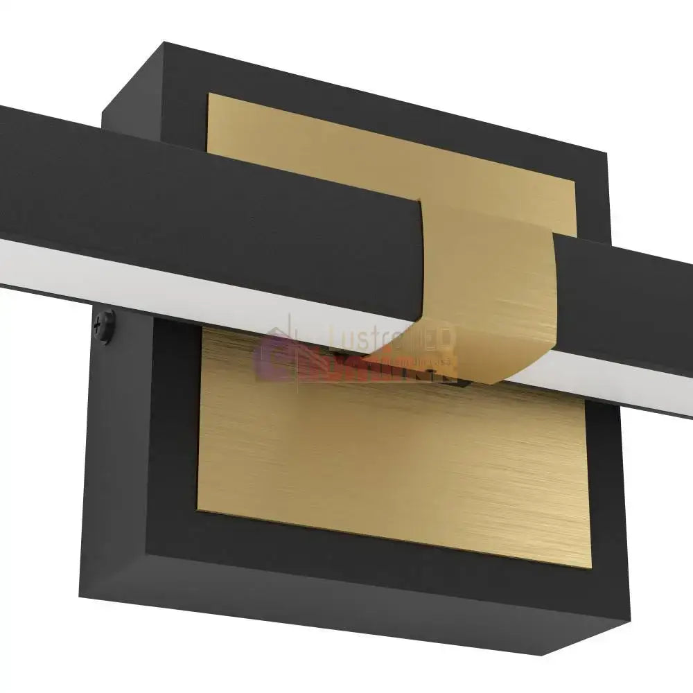 Aplica LED PEGUERA 18W 17.5W IP44 Neagra NEAGRA / 80CM Wall Light Fixtures