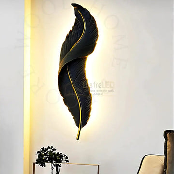 Aplica LED BLACK Luxury Feather XXL 40W 90CM
