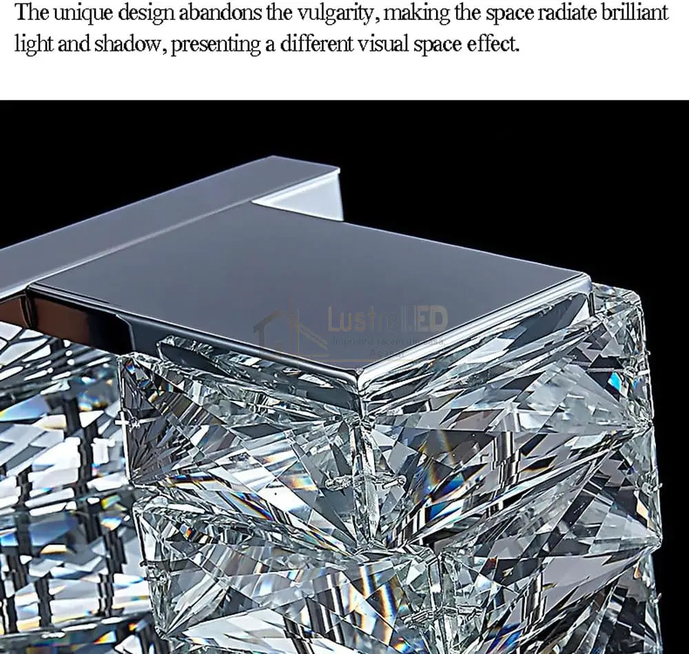 Aplica LED Cristal WAVE Chrome 48cm lustreled.ro