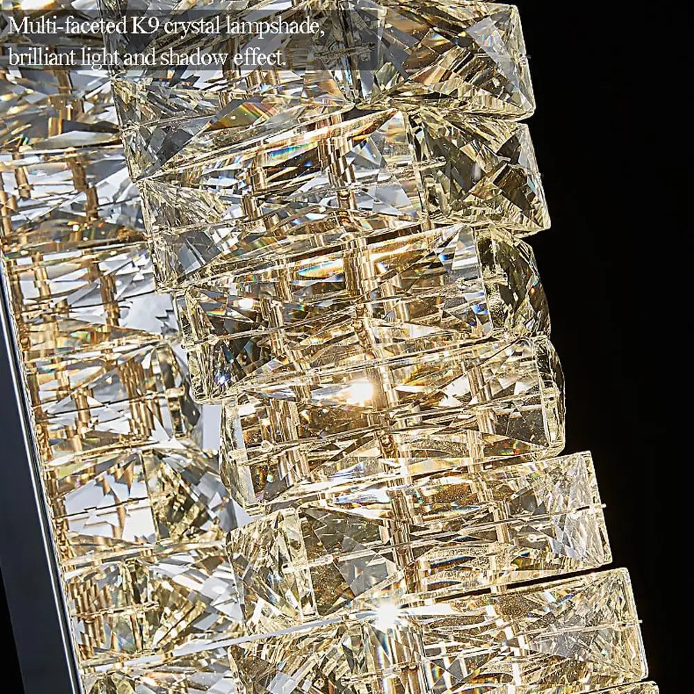 Aplica LED Cristal WAVE Chrome 48cm lustreled.ro
