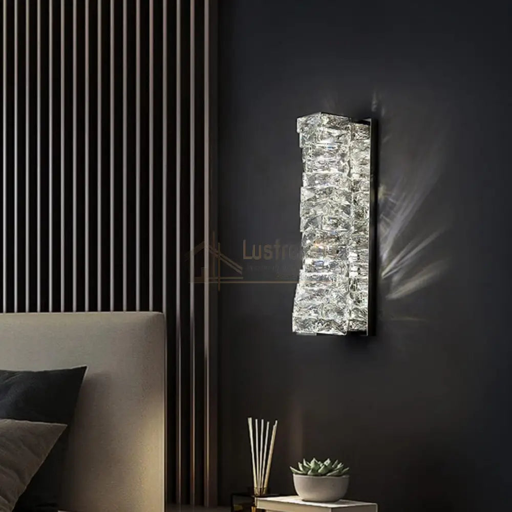 Aplica LED Cristal WAVE Chrome 48cm lustreled.ro