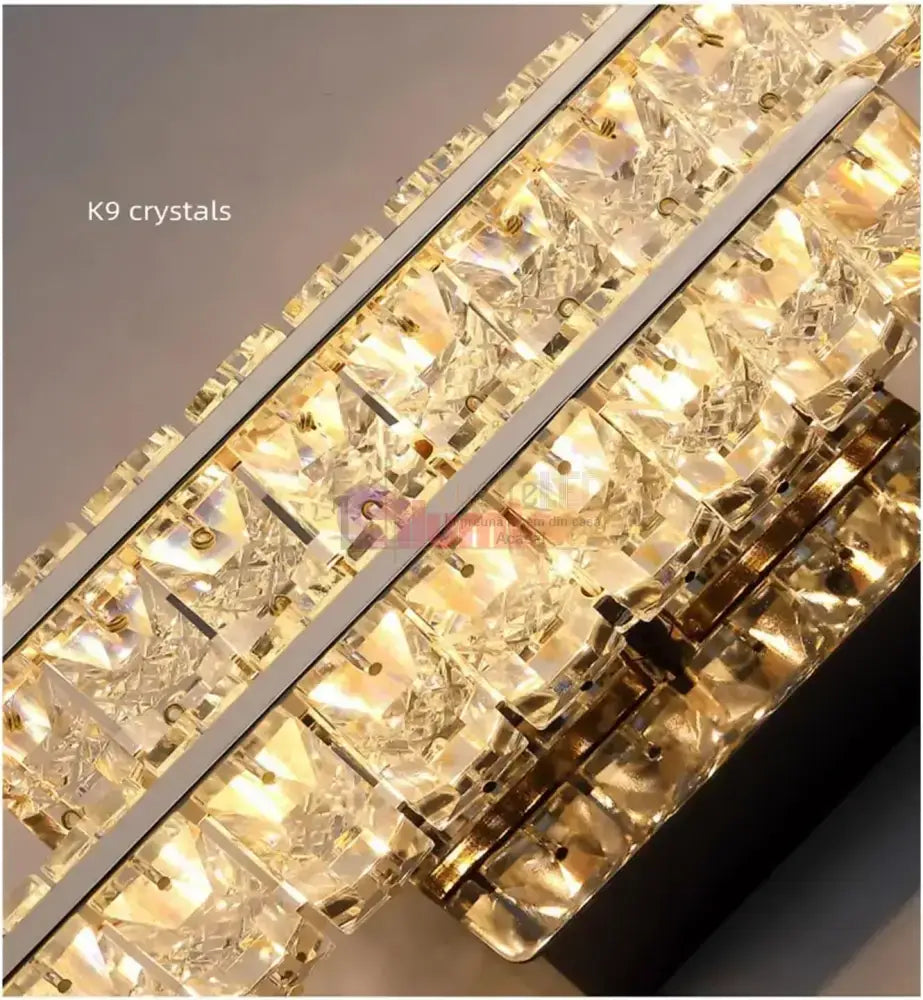 Aplica LED Crystal Gold V Shape lustreled.ro