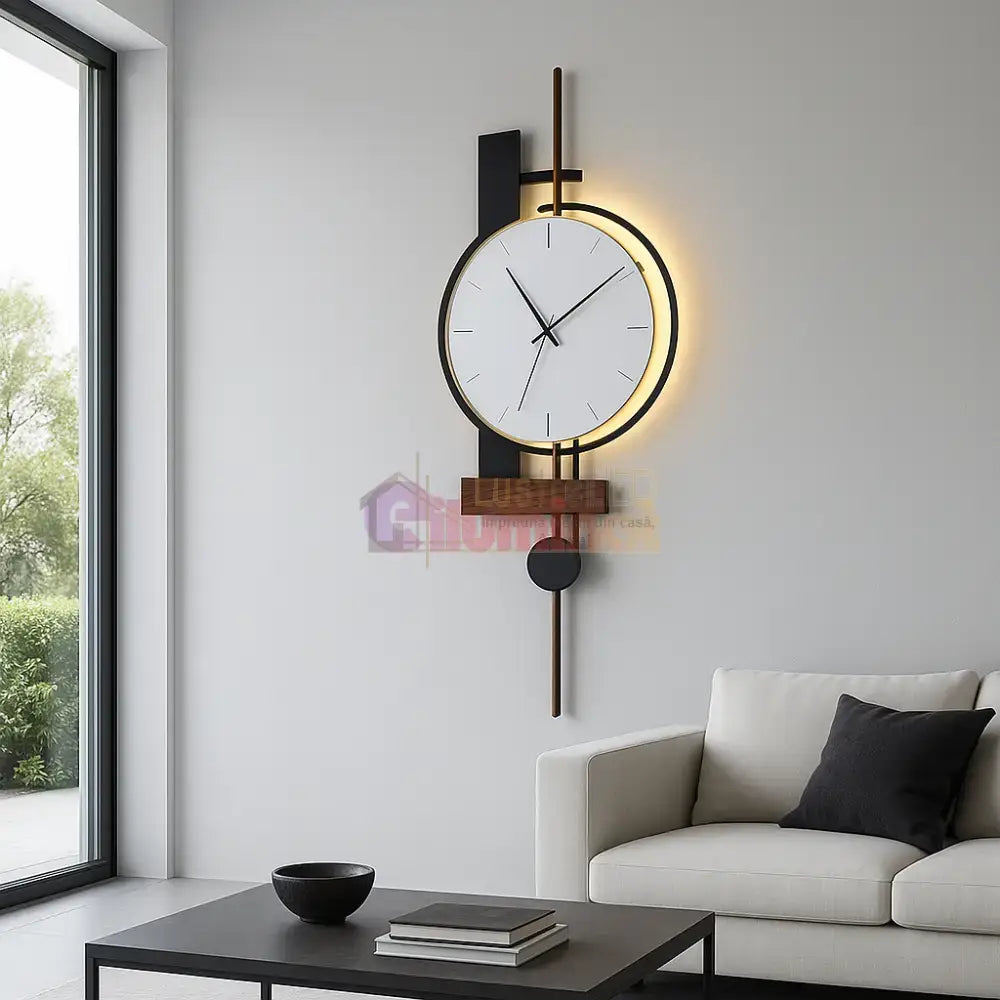 Aplica LED cu Ceas Chronos Point AL260-1 lustreled.ro