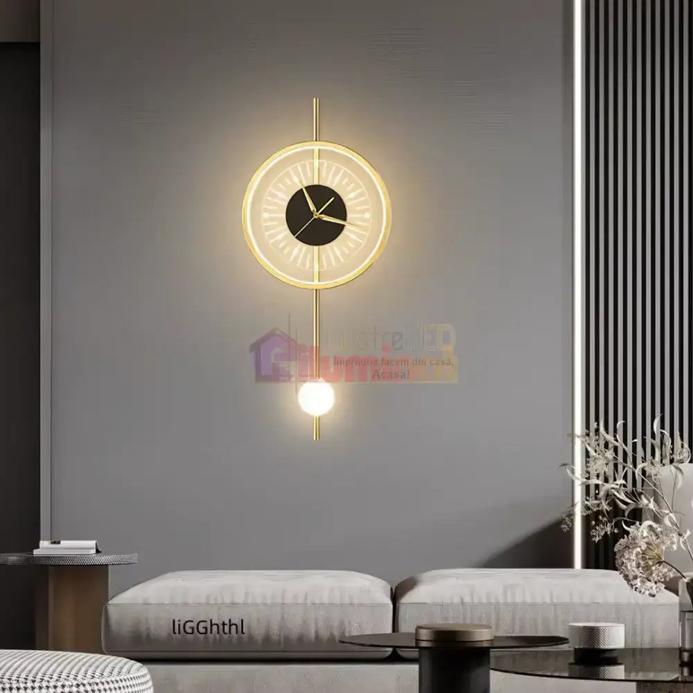 Aplica LED cu Ceas Pendulum Glow AL204-1 lustreled.ro