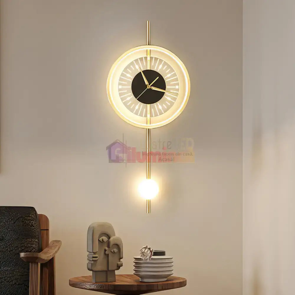 Aplica LED cu Ceas Pendulum Glow AL204-1 lustreled.ro