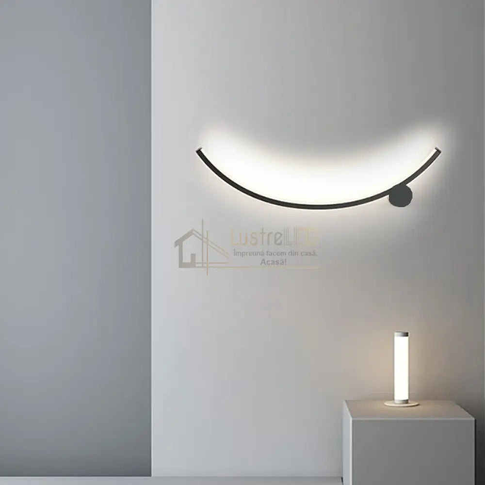 Aplica Led Curved Line 36W 60Cm Wall Light Fixtures
