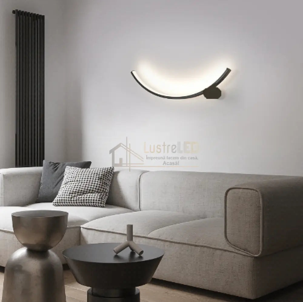 Aplica Led Curved Line 36W 60Cm Wall Light Fixtures