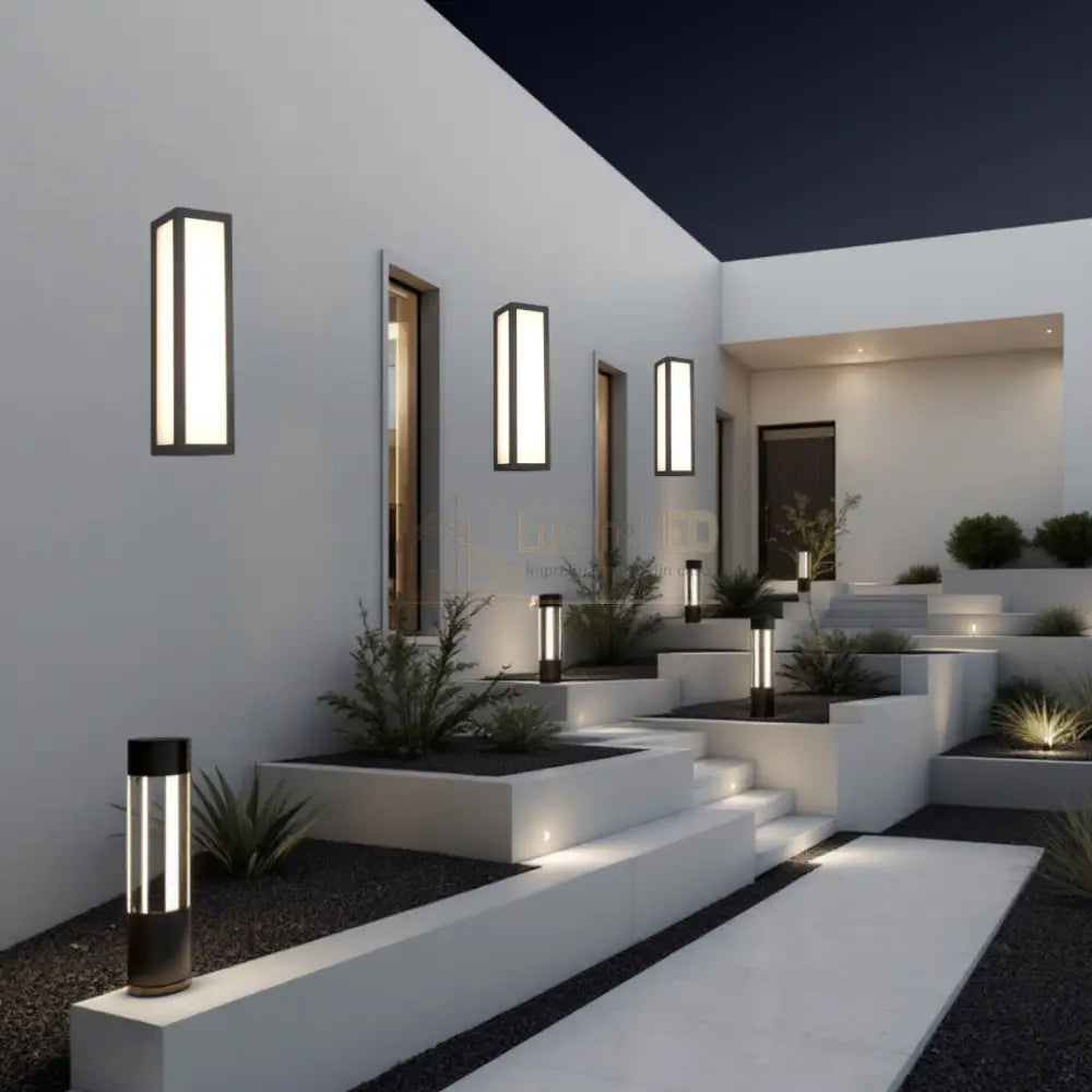Aplica LED Exterior 10,5W FUERTE NEAGRA / APLICA PERETE / ALB CALD Wall Light Fixtures