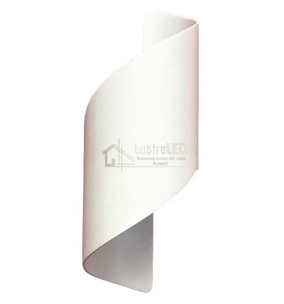 Aplica Led Exterior 10W Spirala Alba Wall Light Fixtures