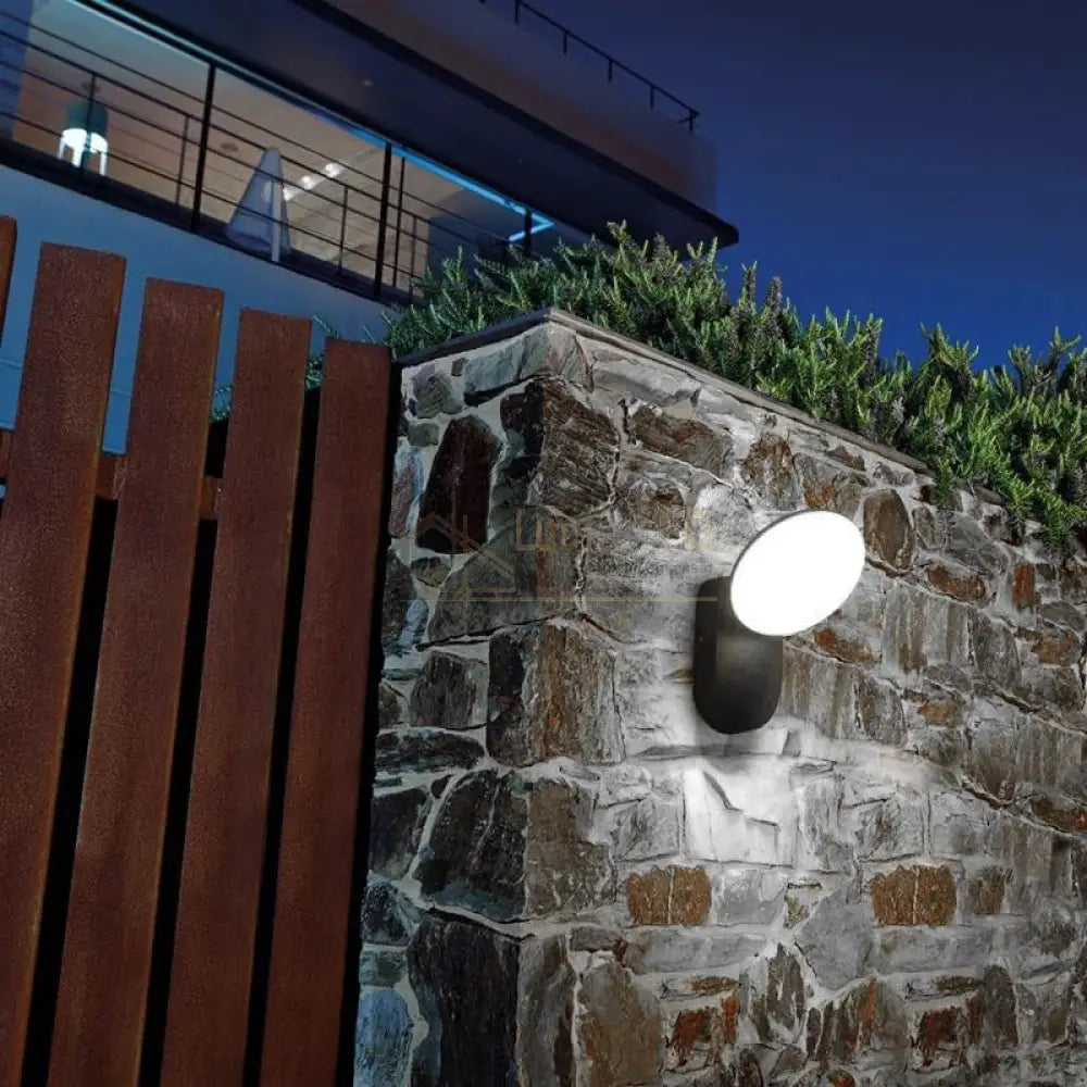 Aplica Led Exterior 12W Fy-127Y/Bk Wall Light Fixtures