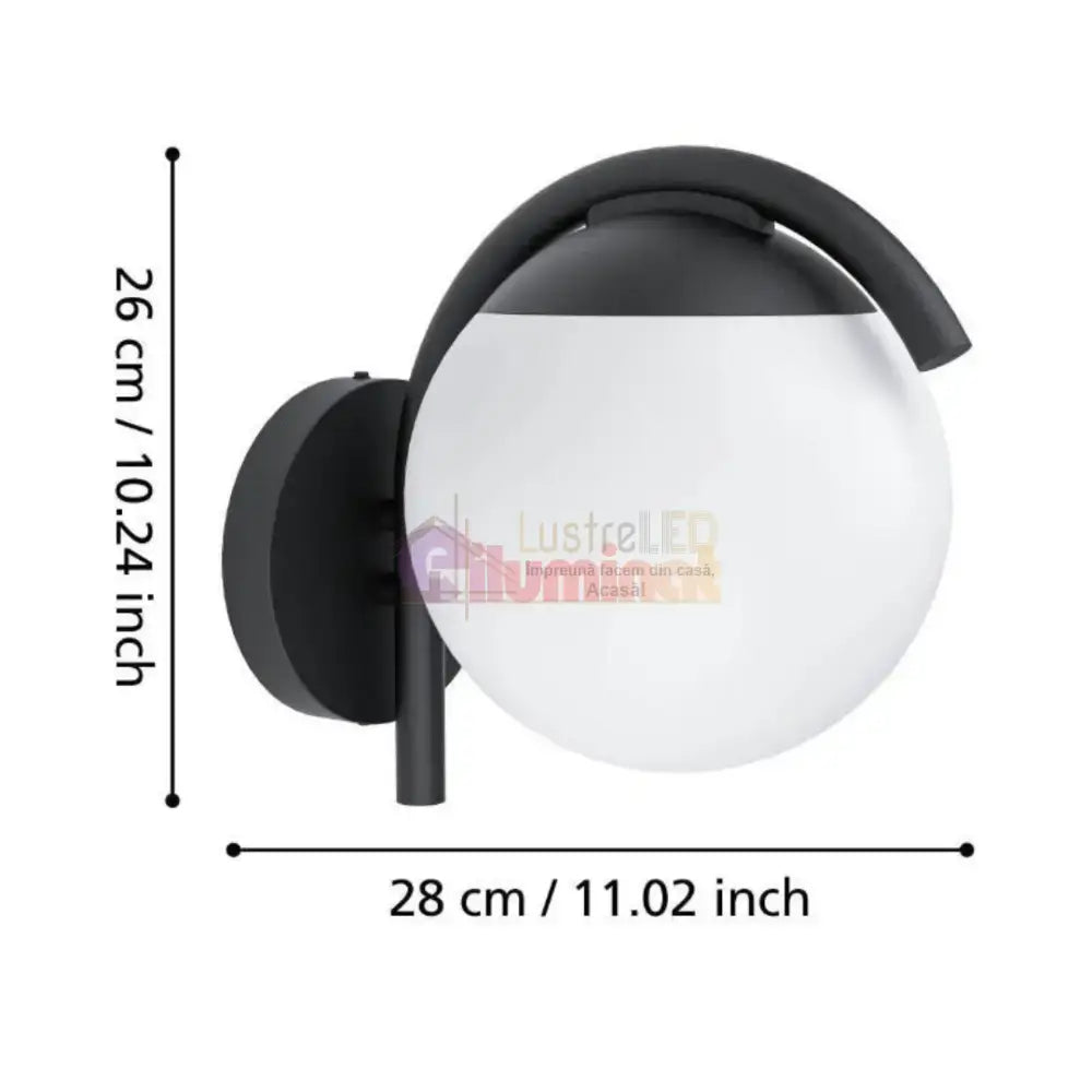 Aplica Exterior 1xE27 IP44 98731 lustreled.ro