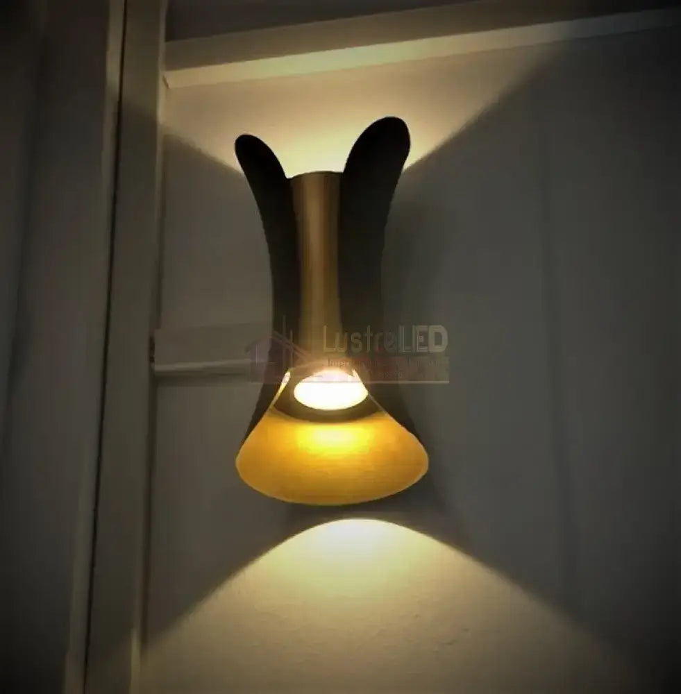 Aplica Led Exterior 2X5W Ultron Gold Wall Light Fixtures