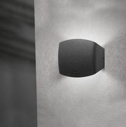 Aplica LED 3.2W CCT Abram Exterior Neagra Fumagalli