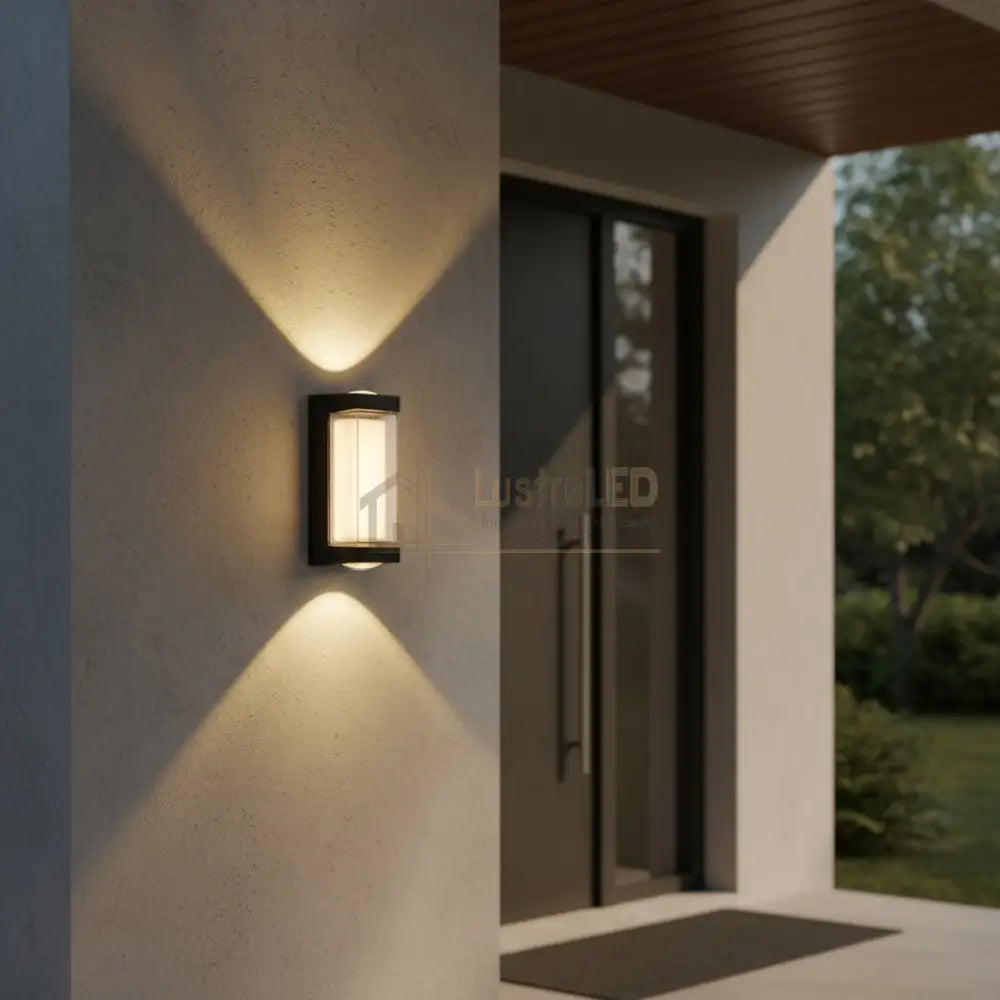 Aplica LED Exterior Black MONA IP65 Wall Light Fixtures