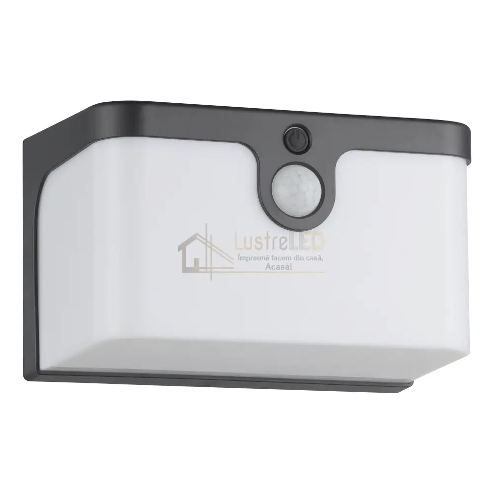 Aplica LED Exterior CROARA Gri Antracit cu Senzor 15CM APLICA PERETE Wall Light Fixtures