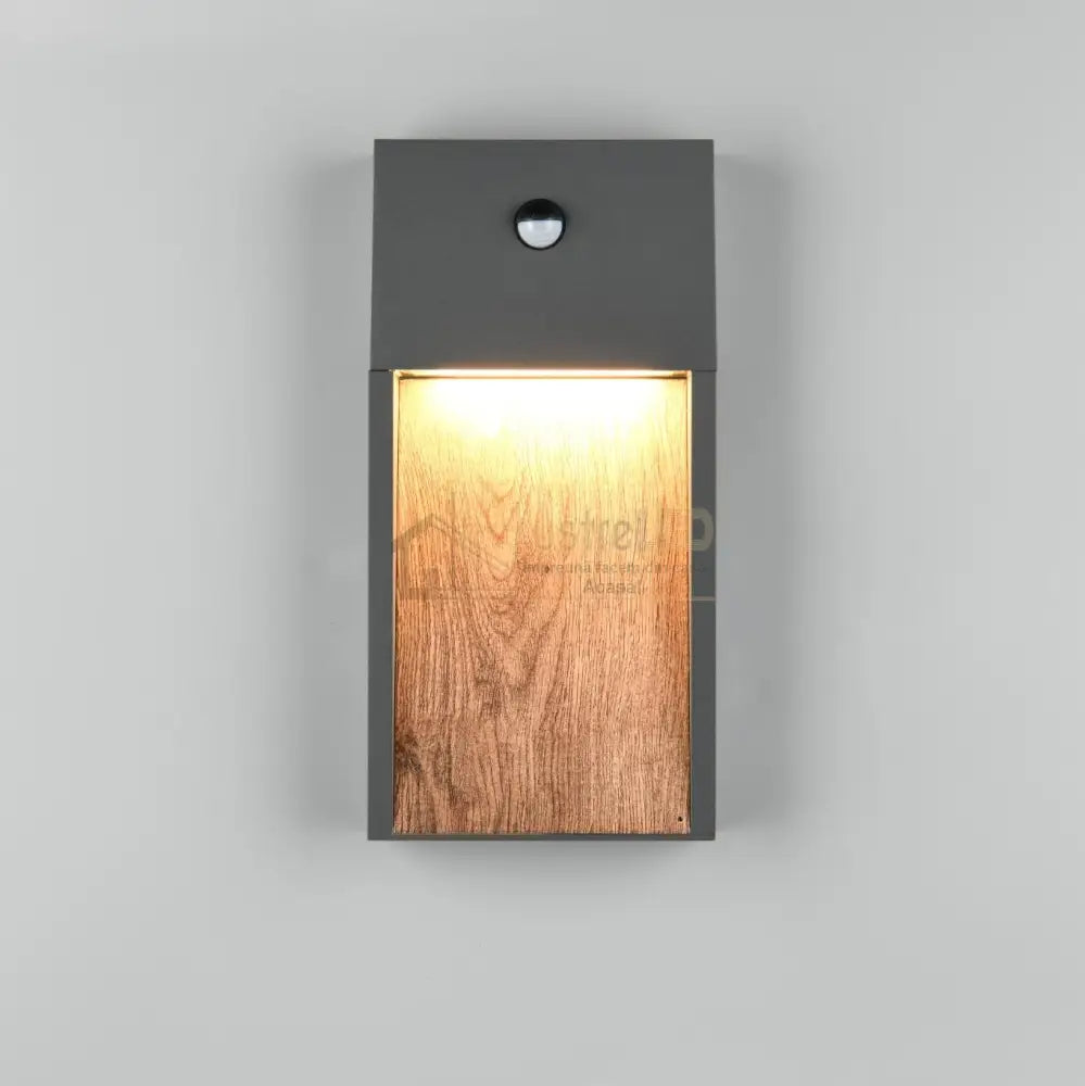 Aplica LED Exterior cu senzor 11W SALMON lustreled.ro