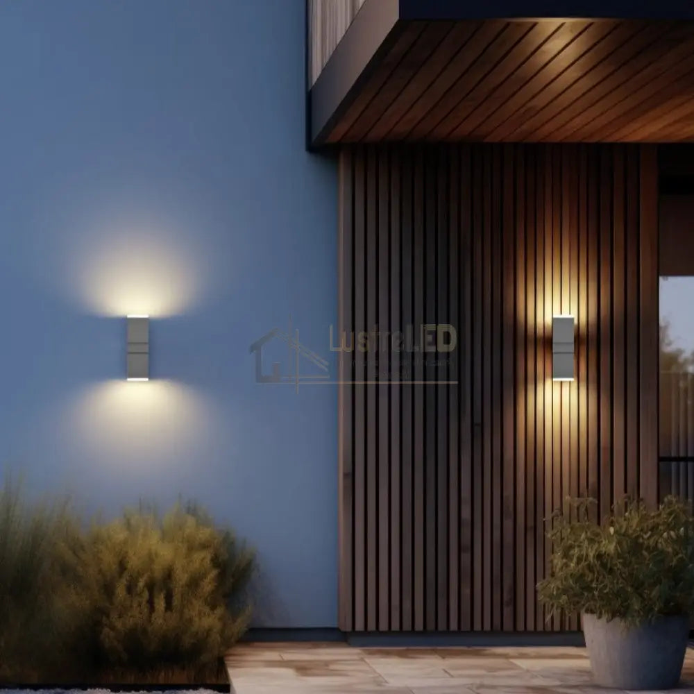 Aplica LED Exterior Premium AVON Dark Grey 28CM Wall Light Fixtures