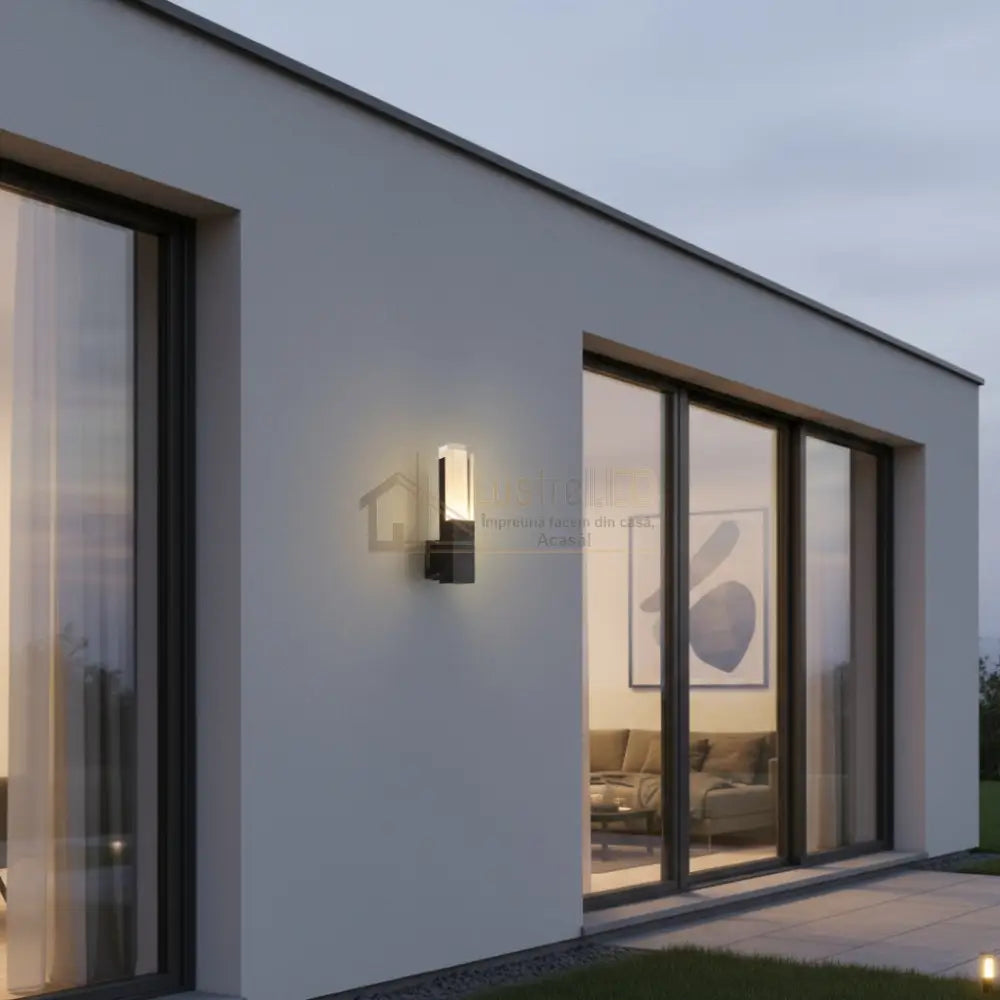Aplica LED Exterior ROLO Black IP65 Wall Light Fixtures