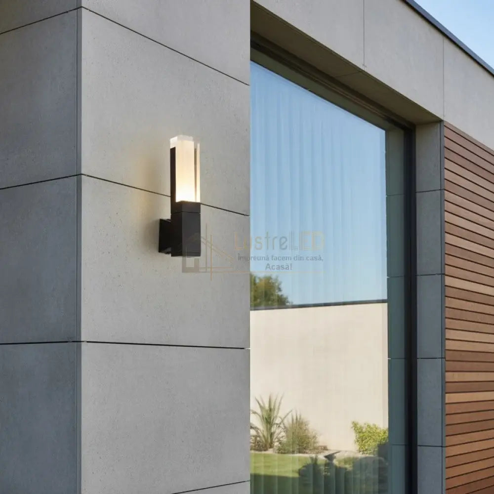 Aplica LED Exterior ROLO Black IP65 Wall Light Fixtures