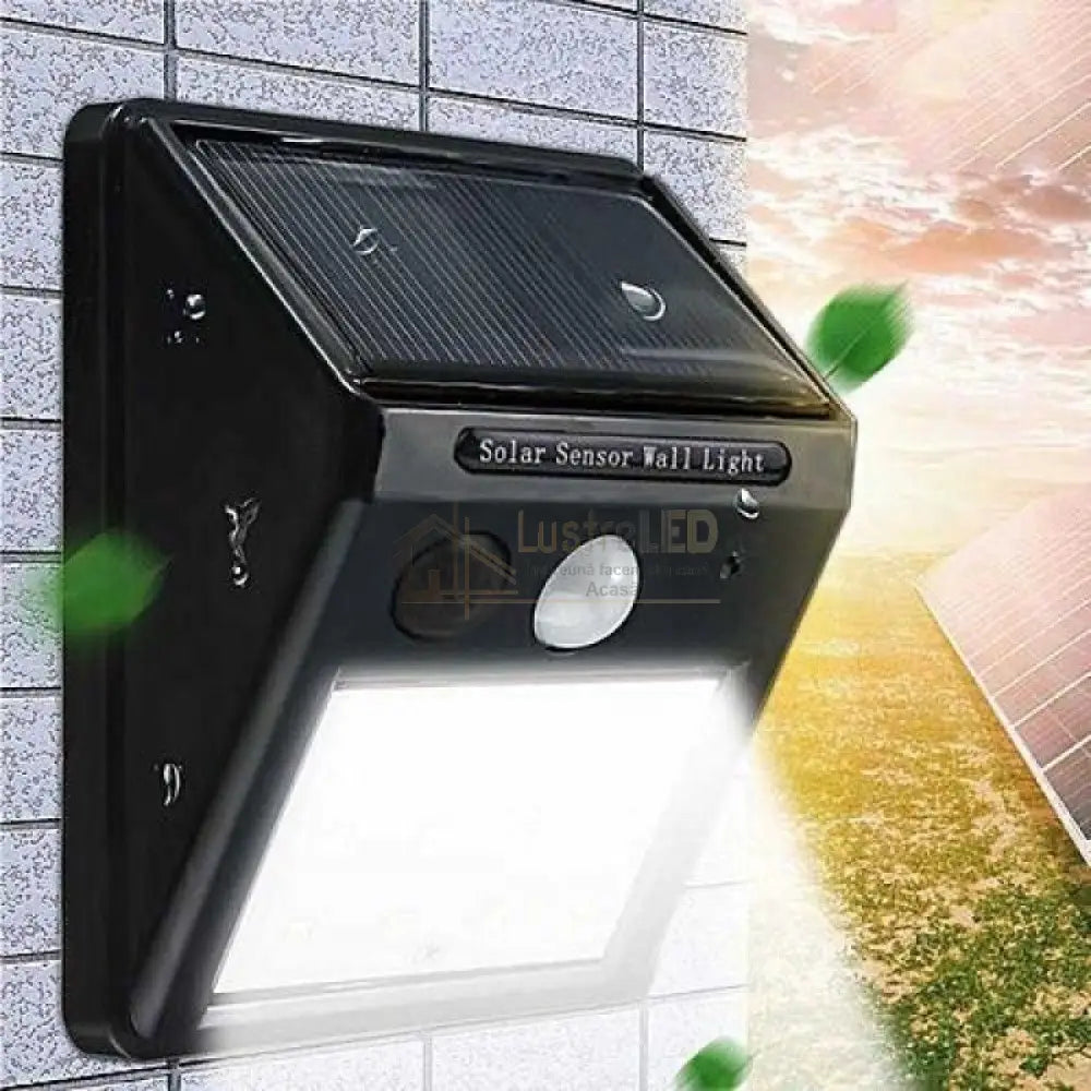 Aplica Led Exterior Solara Senzor 20 Smd