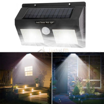 Aplica Led Exterior Solara Senzor 40 Smd