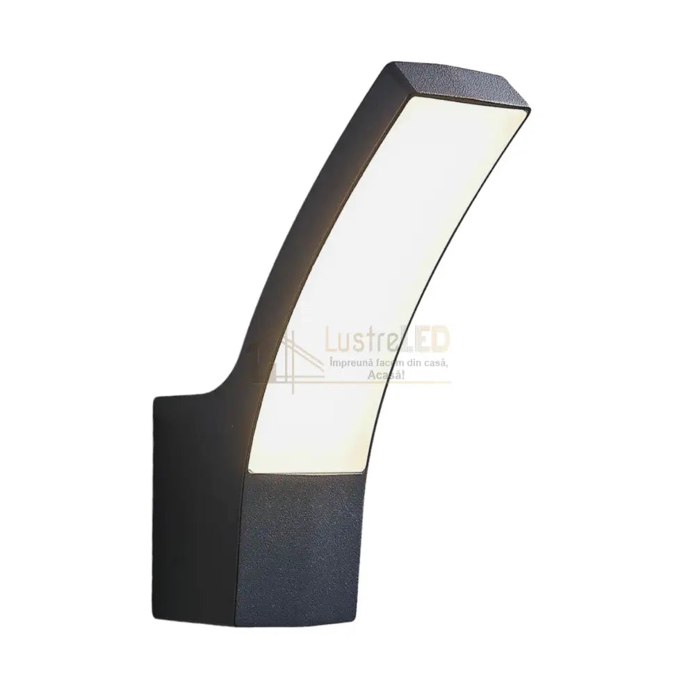 Aplica LED Exterior VAYA IP65 12W Neagra Wall Light Fixtures