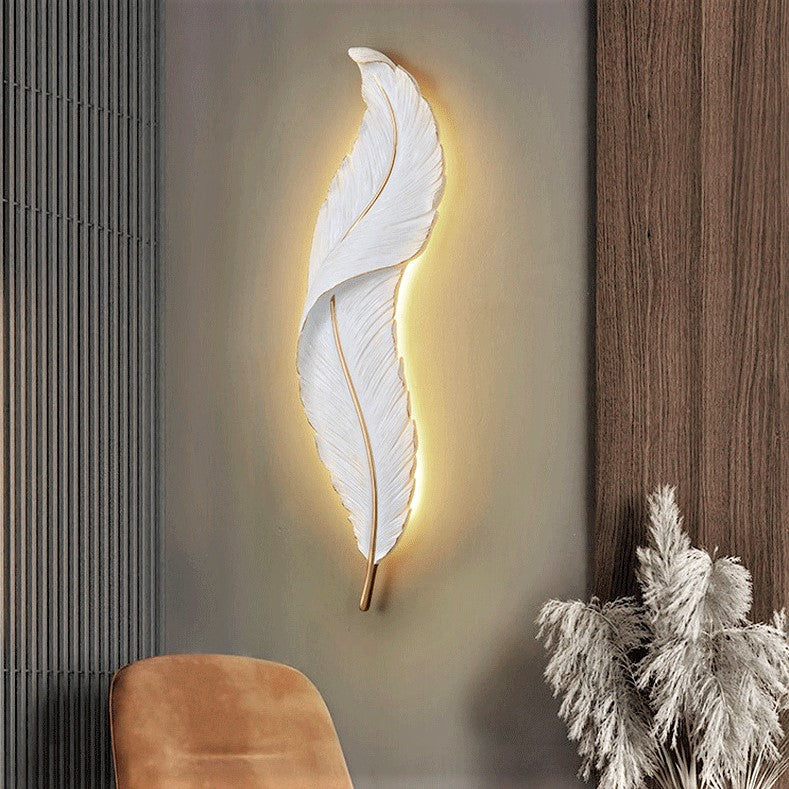 Aplica Led Luxury Feather 25W 63Cm Wall Light Fixtures
