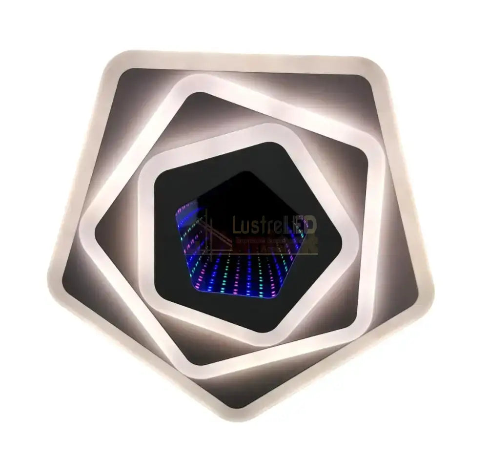 Aplica Led Galaxy 3D Pentagon Rgb Echivalent 300W Lighting Fixtures
