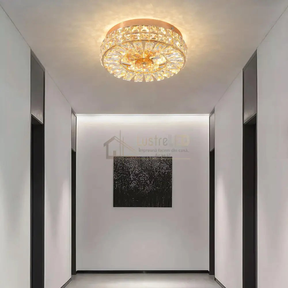 Aplica Led Gold Sparkle Echivalent 200W Lighting Fixtures