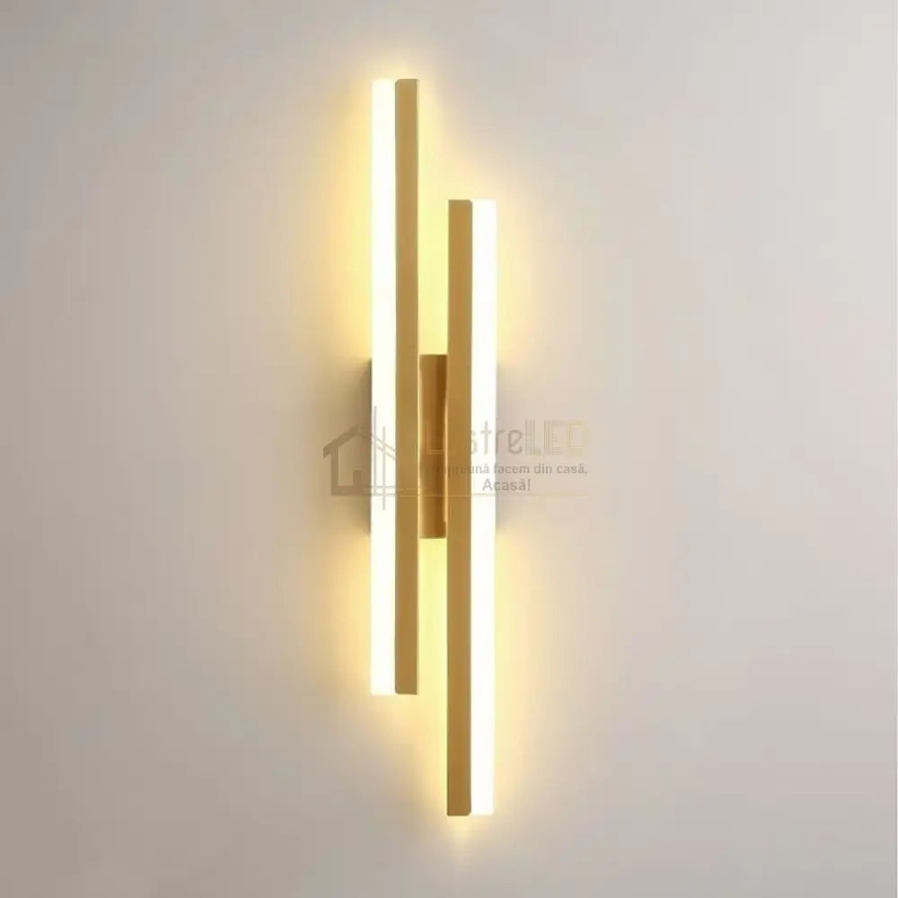 Aplica Led Linnes 24W Gold Echivalent 150W Wall Light Fixtures