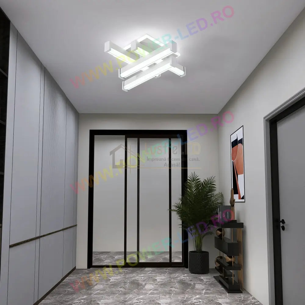 Aplica Led Linnes Square 62W Alba Echivalent 300W Wall Light Fixtures