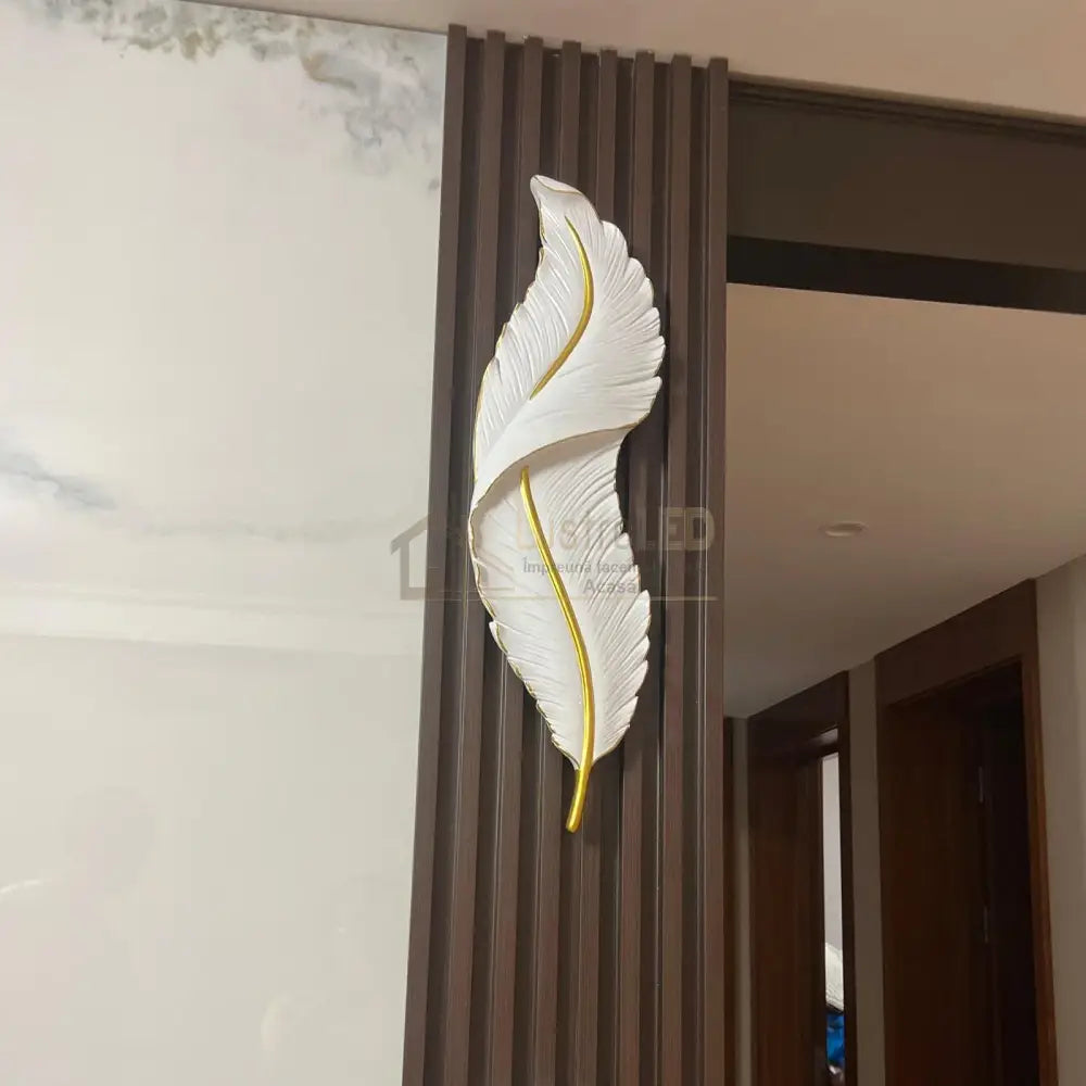 Aplica Led Luxury Feather 25W 63Cm Wall Light Fixtures