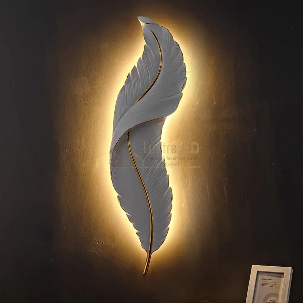 Aplica Led Luxury Feather 36W 87Cm Wall Light Fixtures