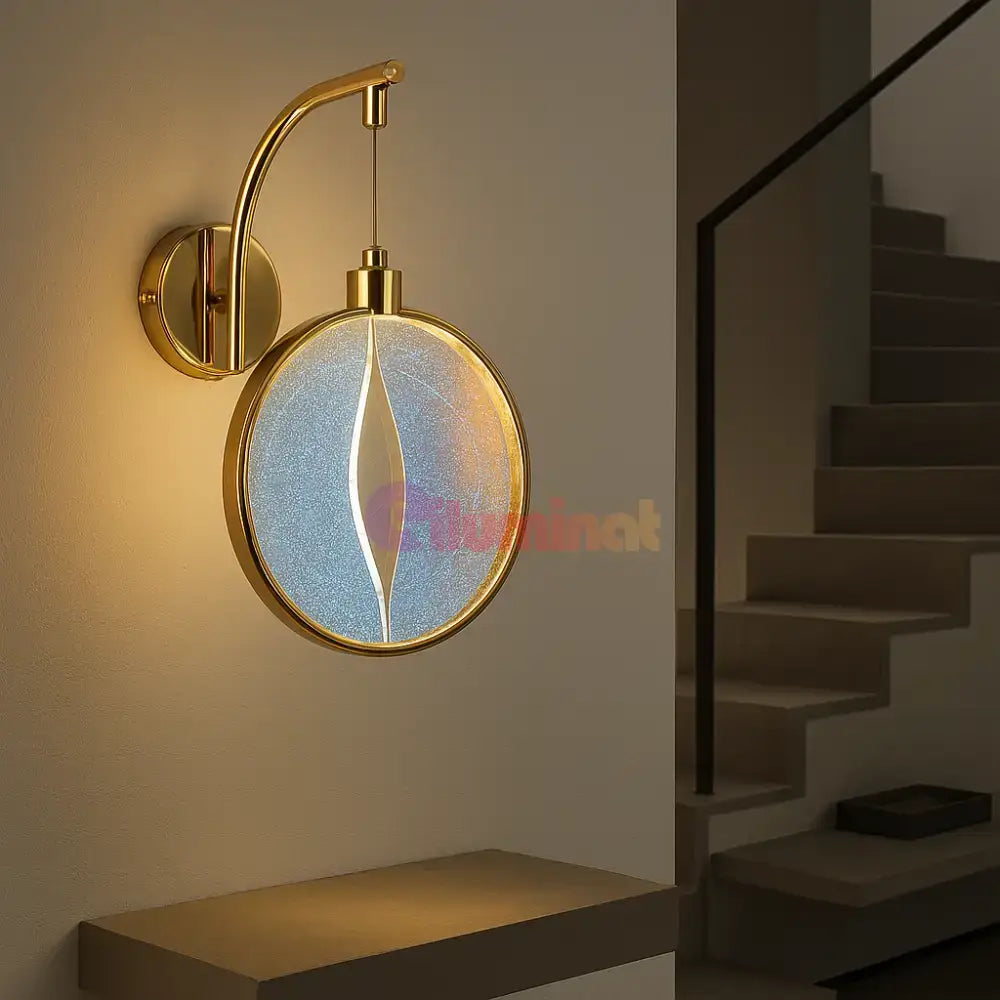 Aplica LED Circle Gold Design BD480 lustreled.ro