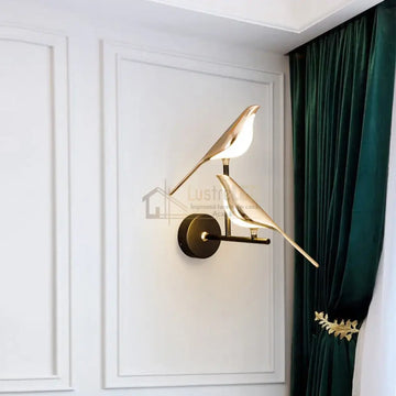 Aplica LED Luxury Golden Double Swallow