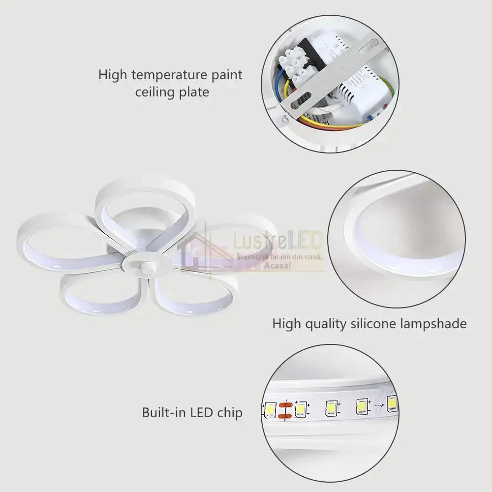 Aplica Led Mini Flower Alba Echivalent 250W Lighting Fixtures