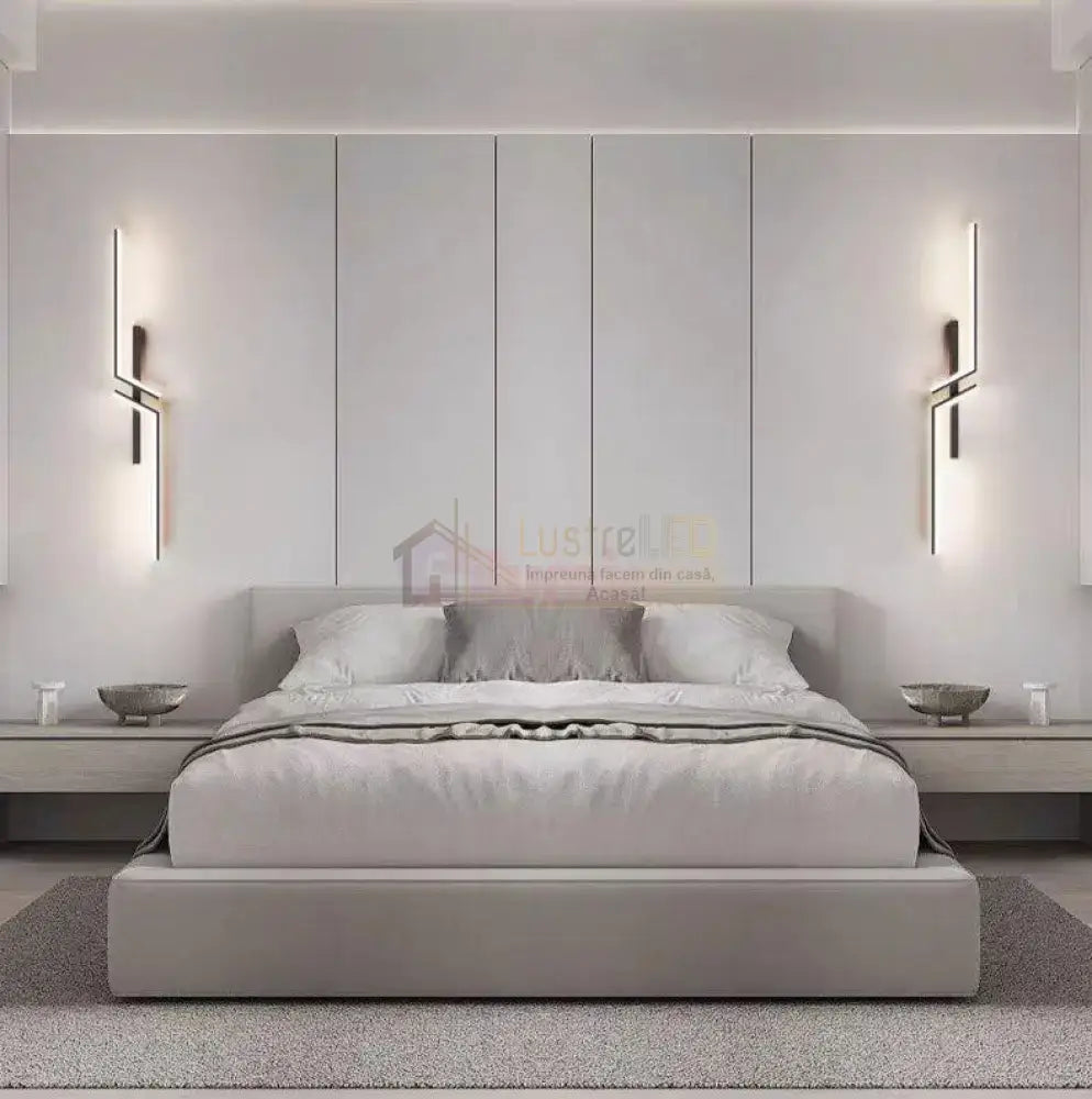 Aplica Led Modern Lines 18W 60Cm Echivalent 150W Wall Light Fixtures