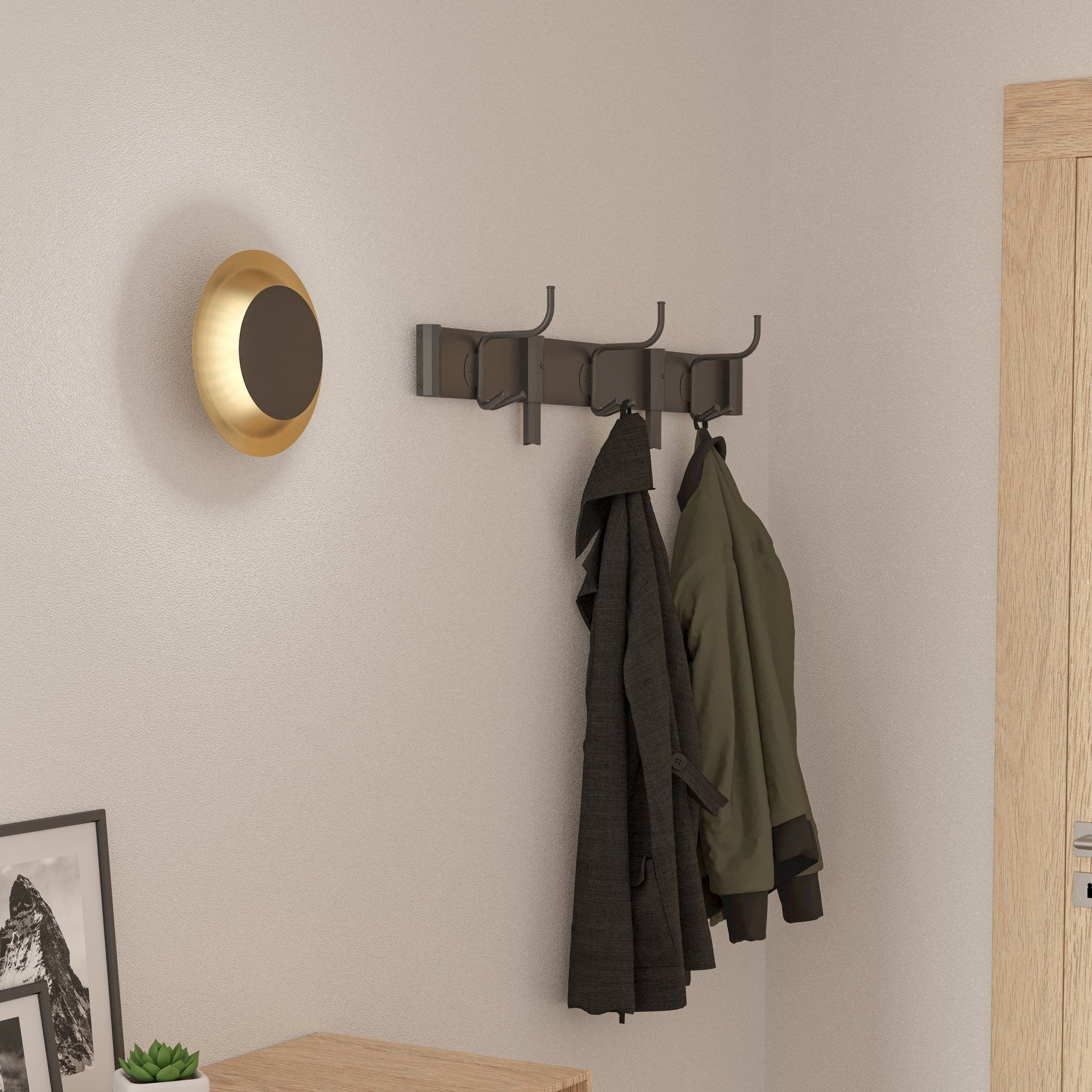 Aplica LED Modern TOCINA Negru+Auriu