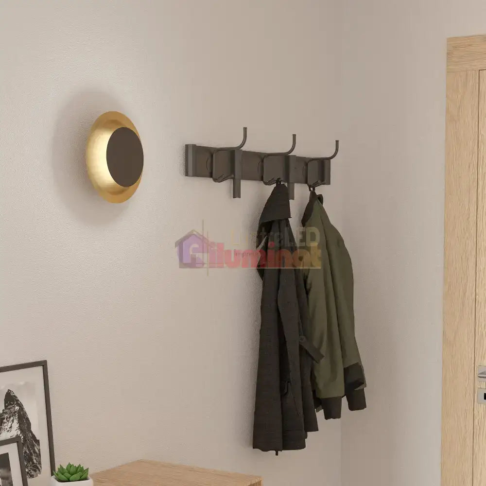 Aplica LED Modern TOCINA Negru+Auriu lustreled.ro