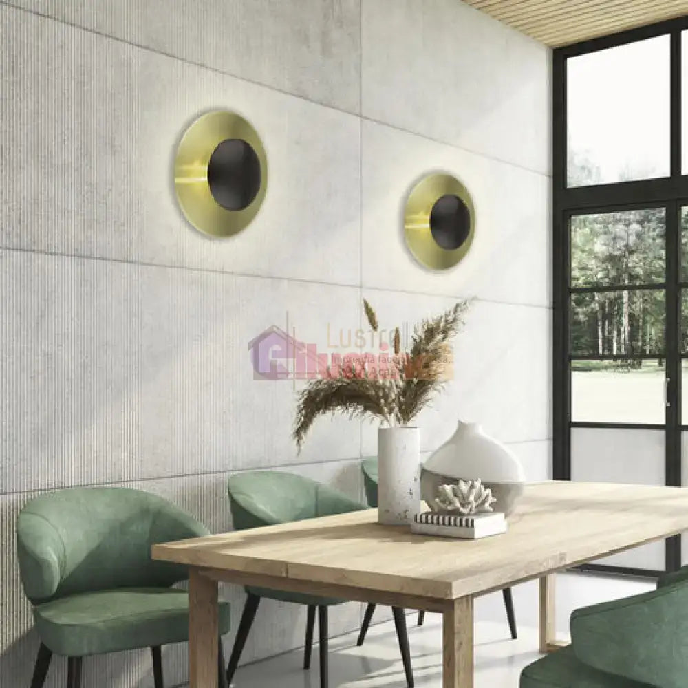 Aplica LED Modern TOCINA Negru+Auriu lustreled.ro