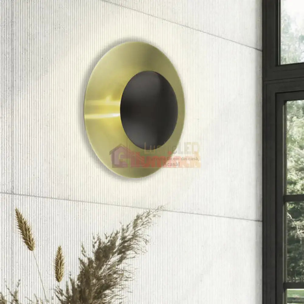 Aplica LED Modern TOCINA Negru+Auriu lustreled.ro